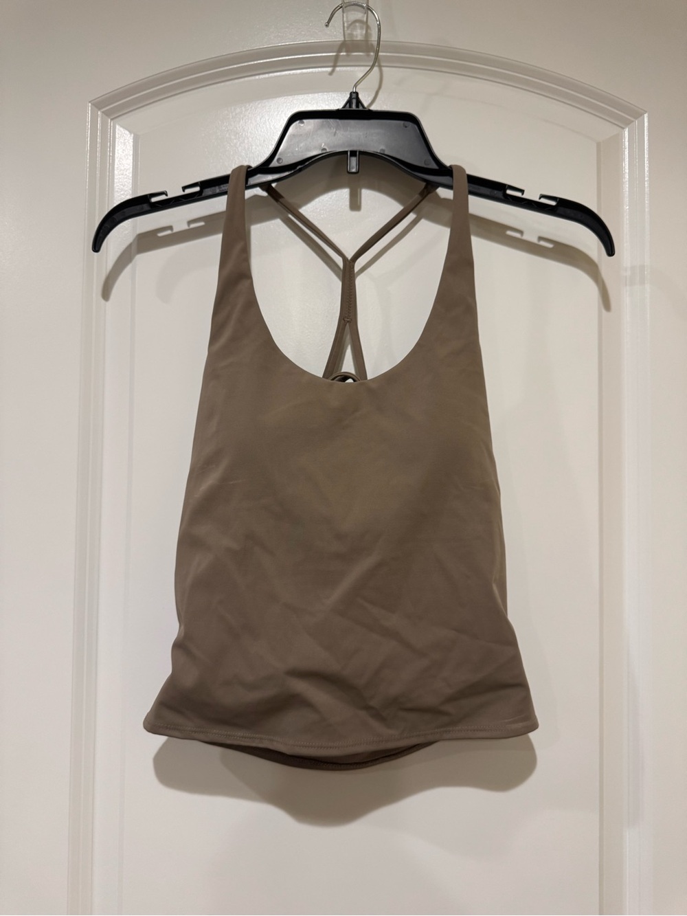 H&M MOVE Taupe Strappy Racerback Athletic Tank Top